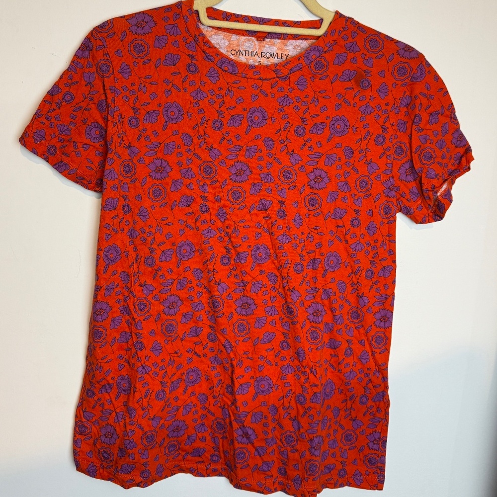 Cynthia Rowley Floral Print Top – Size s